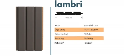 LAMBRİ Duvar Paneli - 1214